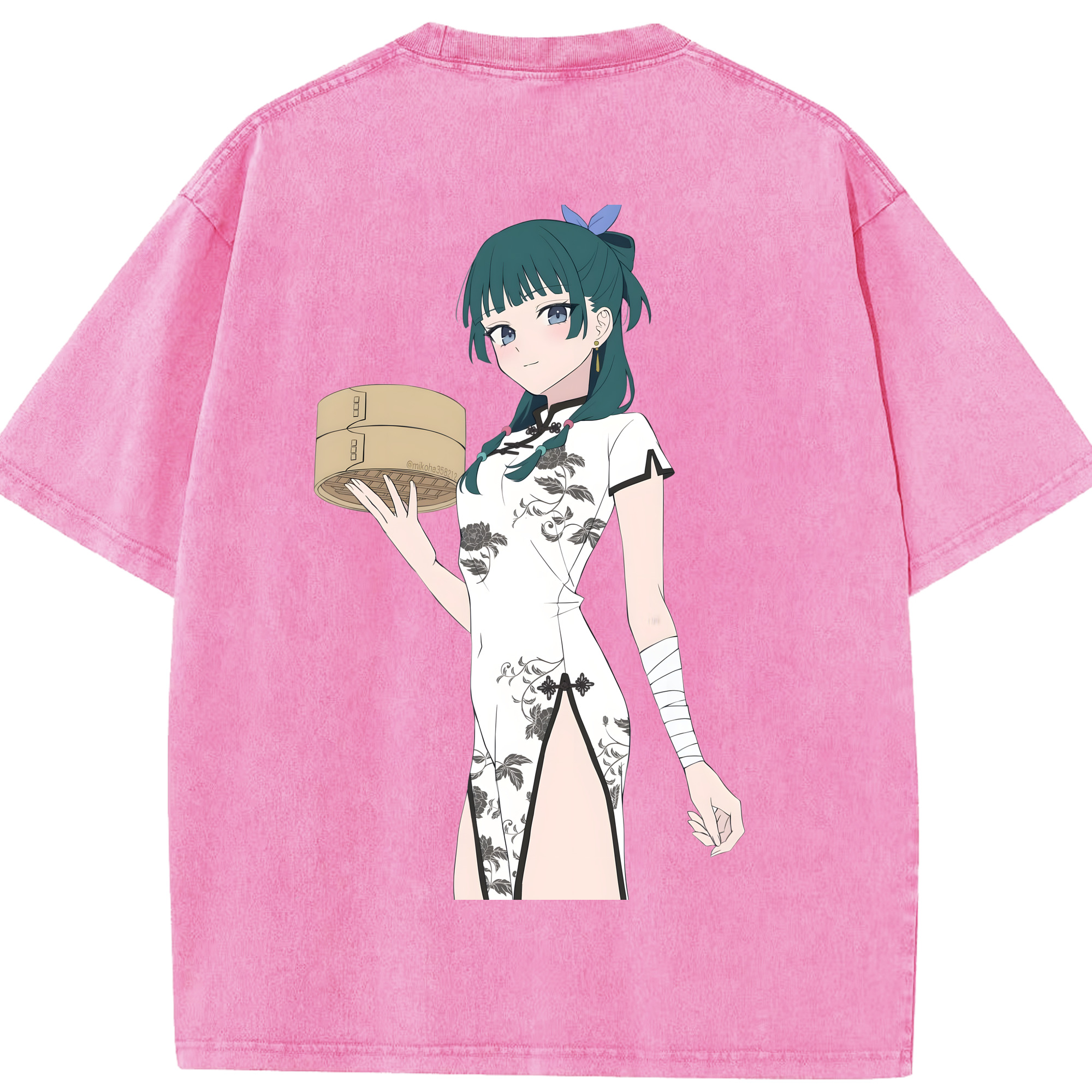 （画像用） 薬屋のひとりごと The Apothecary Diaries 綿100% ヴィンテージ風 半袖Tシャツ（背面プリント）